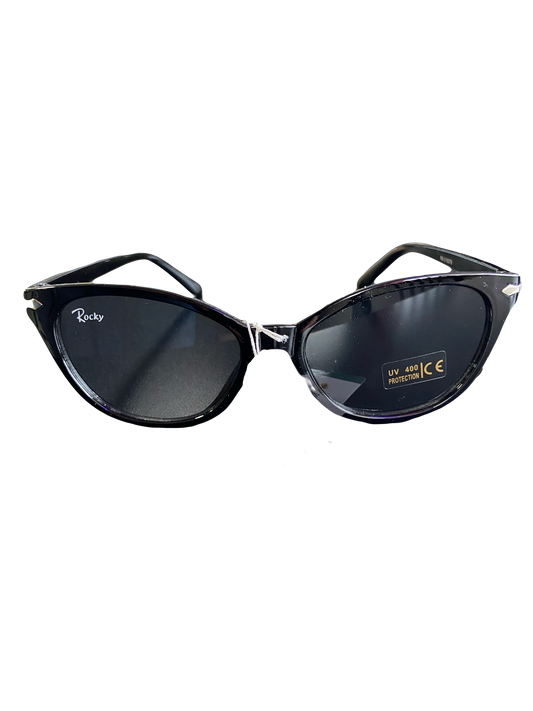 style 005 black soft cat eye sunglasses