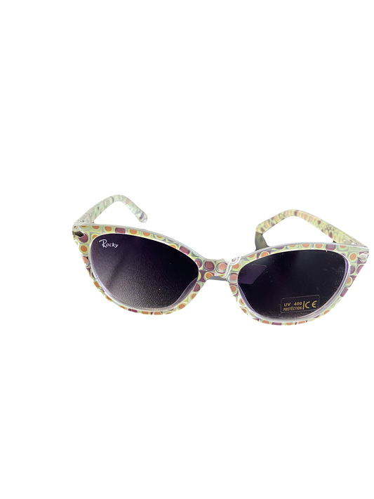 style 002 neutral circle pattern sunglasses