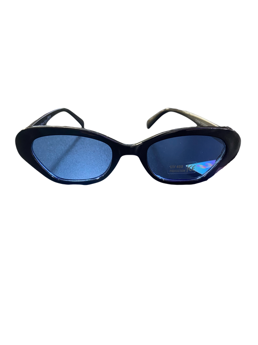style 012 small butterfly black/blue sunglasses