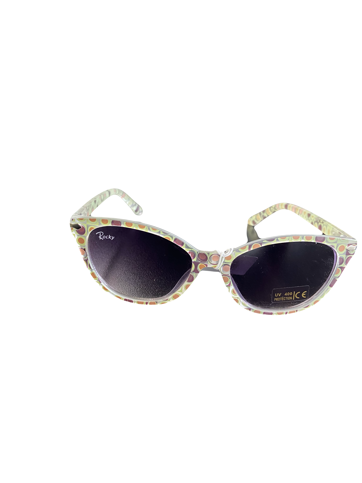 style 002 neutral circle pattern sunglasses