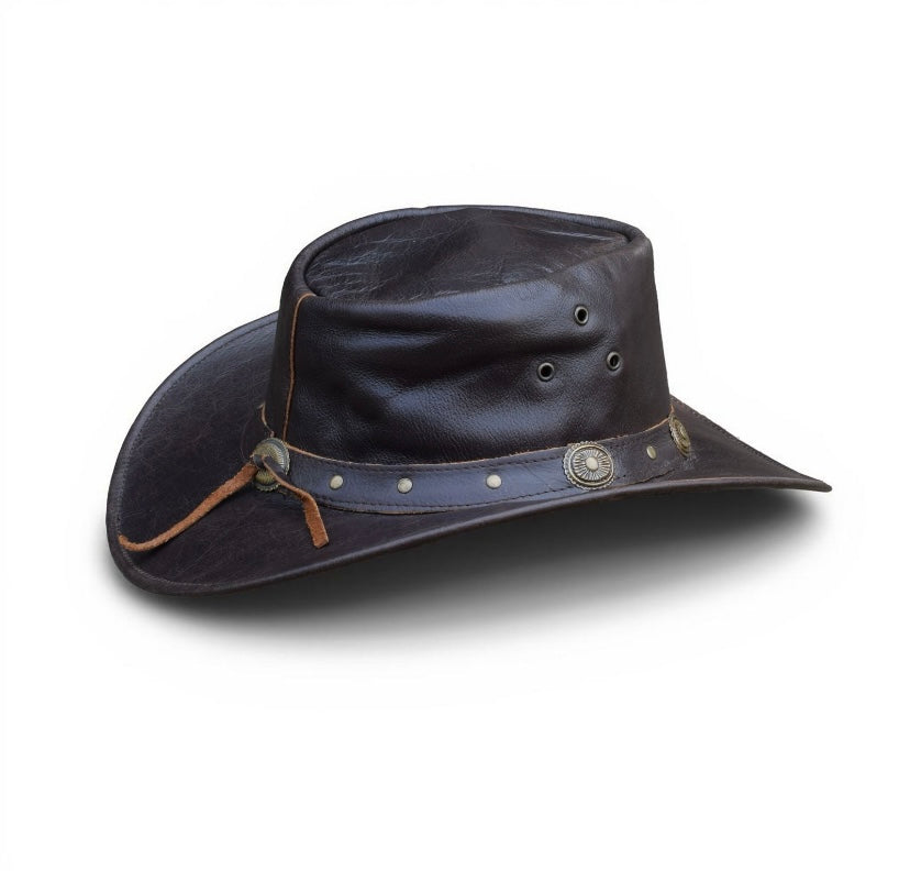 Lure Leather - cowboy hat black