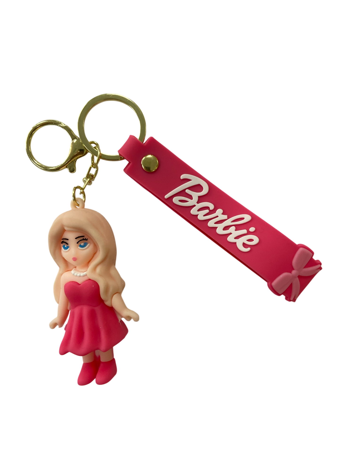 barbie character kids keychain