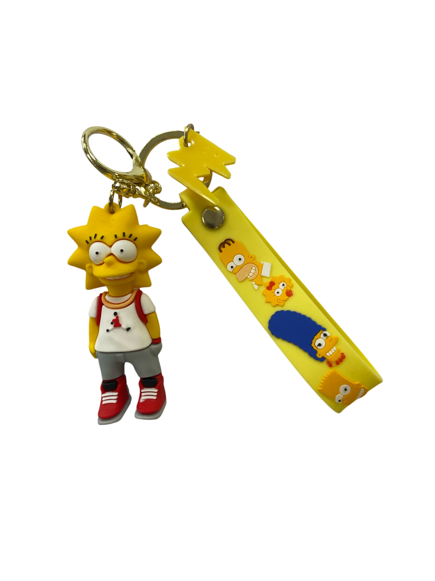 simpsons character kids keychain lisa