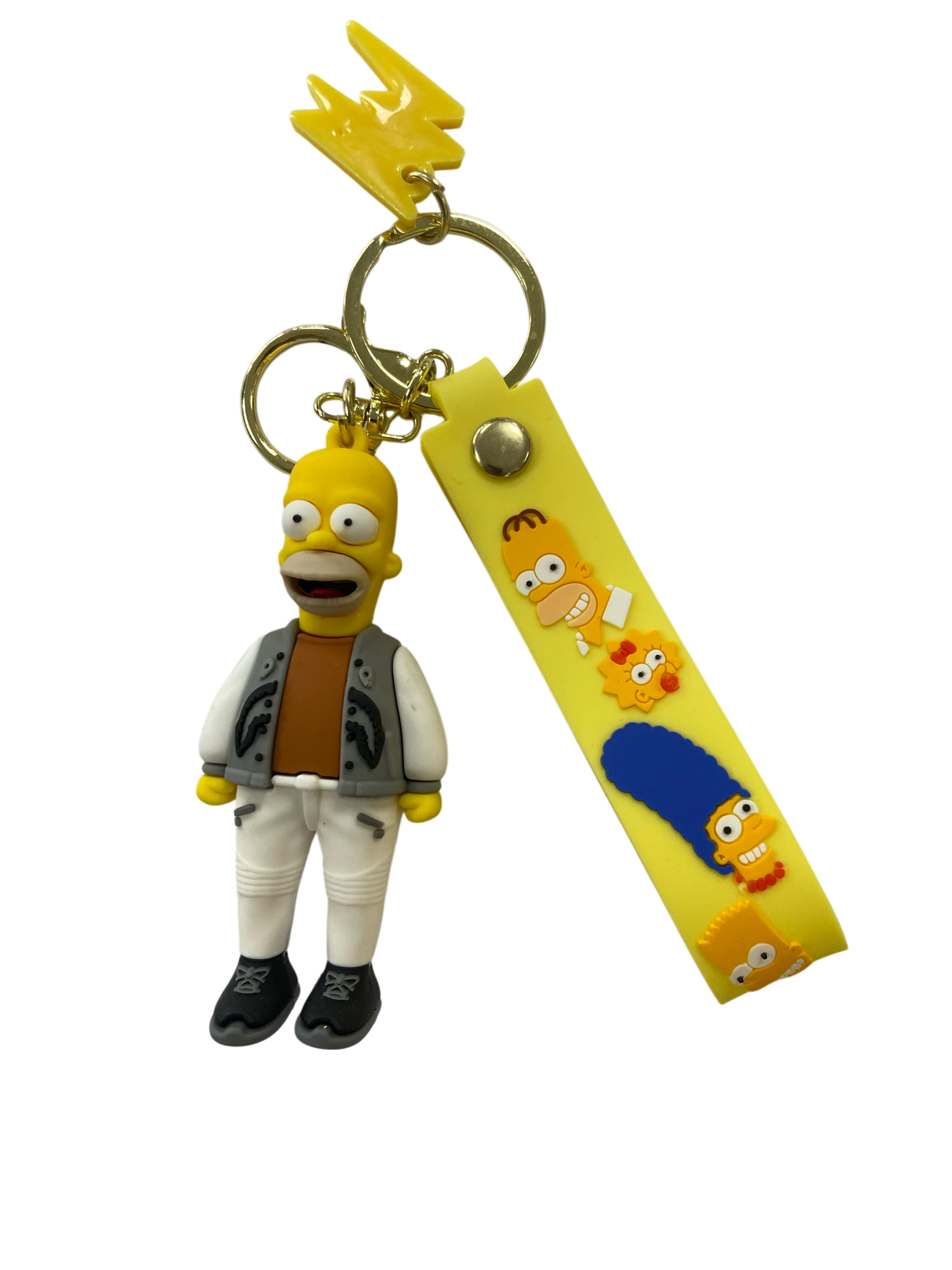 simpsons character kids keychain homer