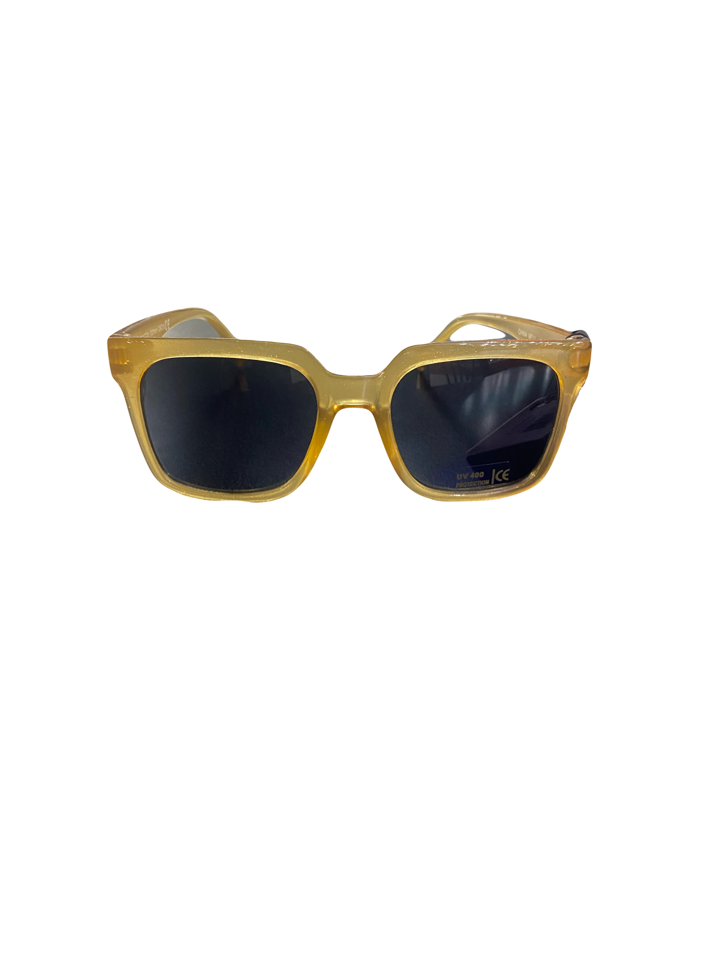 style 015 large square yellow/black sunglasses