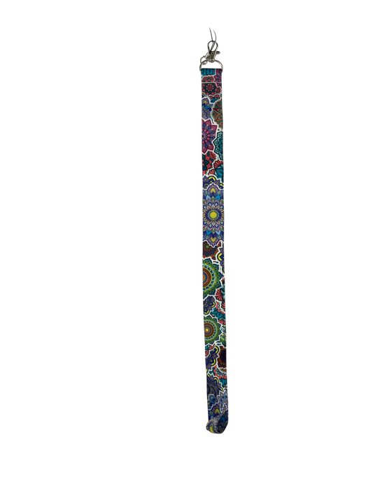 mandala print lanyard
