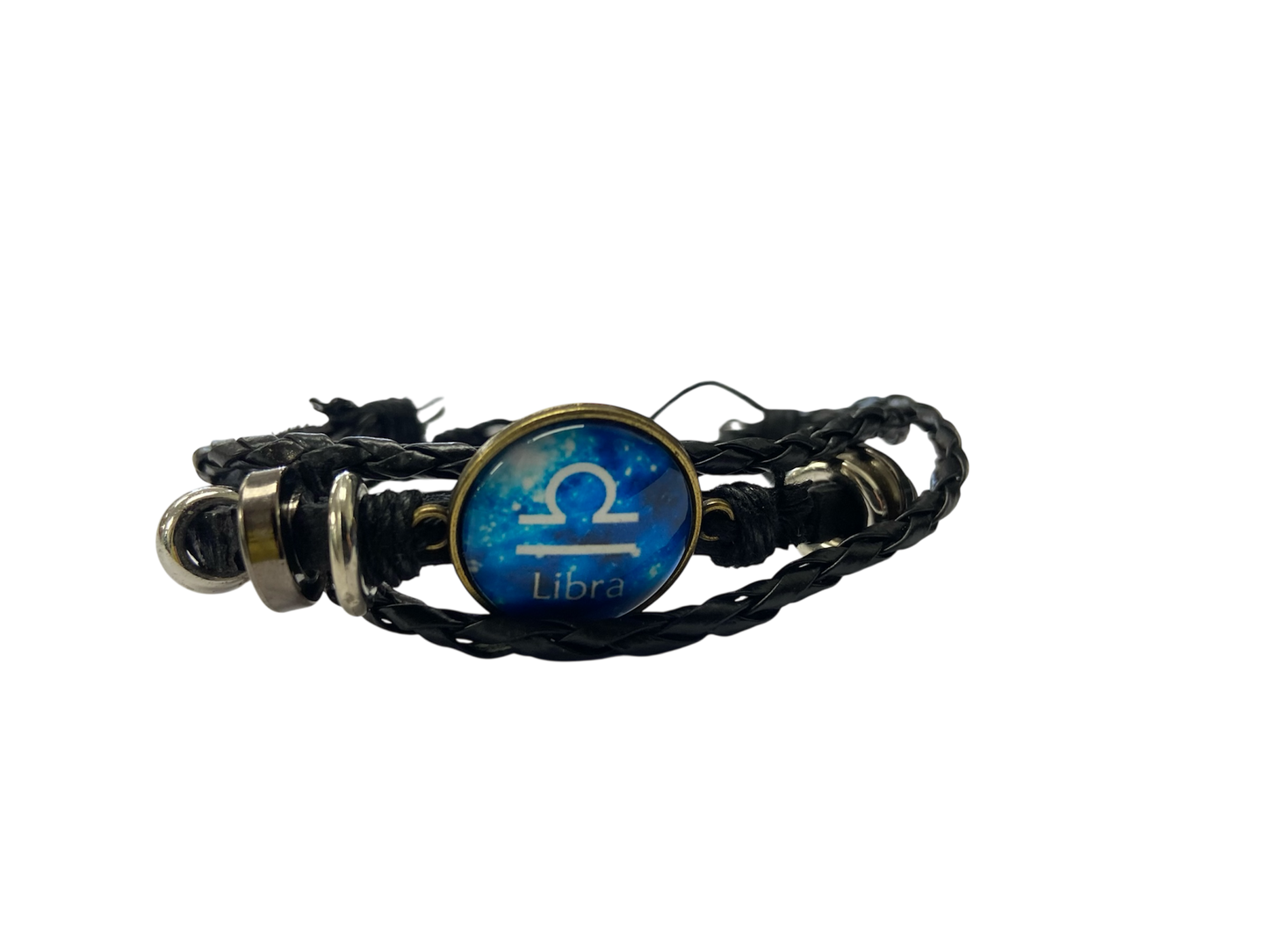 Zodiac faux leather wristband
